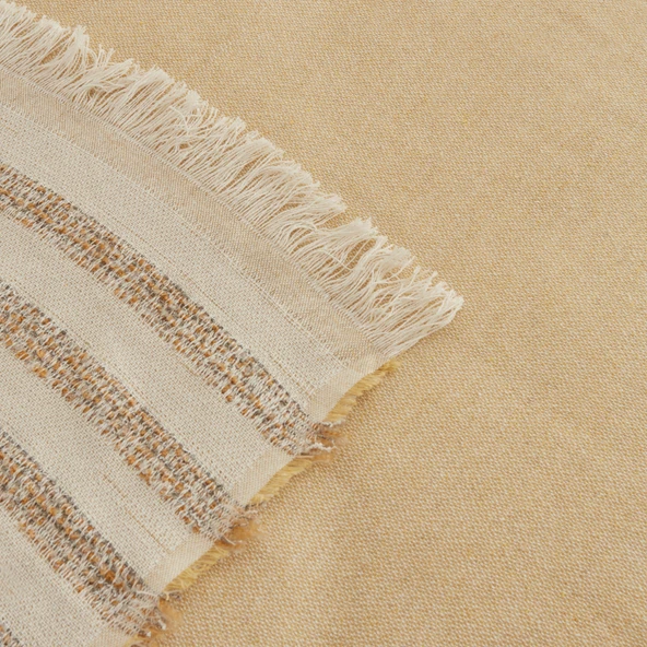 Karaca Home Amanda Jakar Çift Kişilik Pike Takımı Hardal - Resim 8