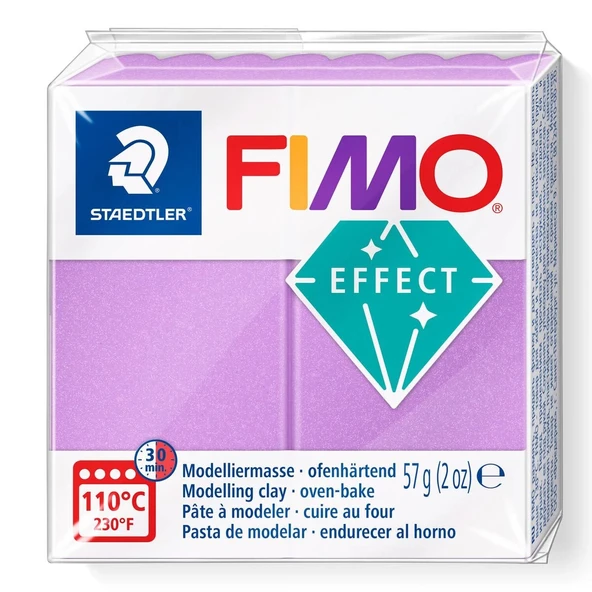 Supertrend Fimo Effect Polimer Kil 607 Sedefli Leylak ürün görseli 1