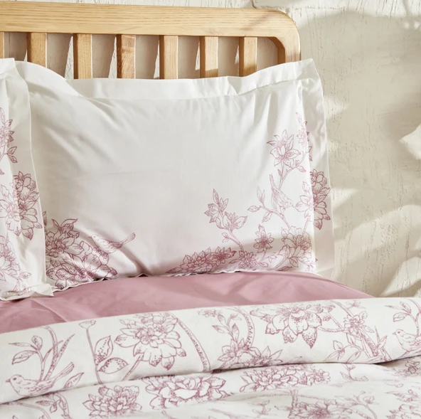 Karaca Home Reese Pamuk Çift Kişilik Pike Takımı Pudra - Resim 4