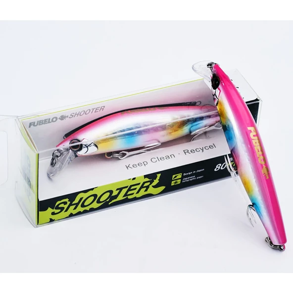Fubelo Shooter 8cm 10gr Sinking Maket Balık  Palyaço ürün görseli 1