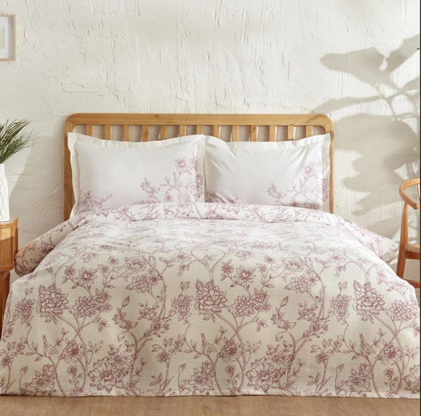 Karaca Home Reese Pamuk Çift Kişilik Pike Takımı Pudra - Resim 5