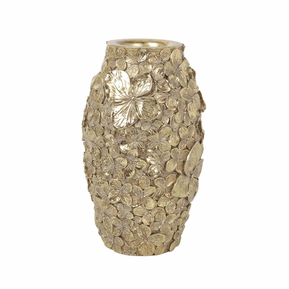 Karaca Coretta Vazo 11 x 19 cm Gold - Resim 4