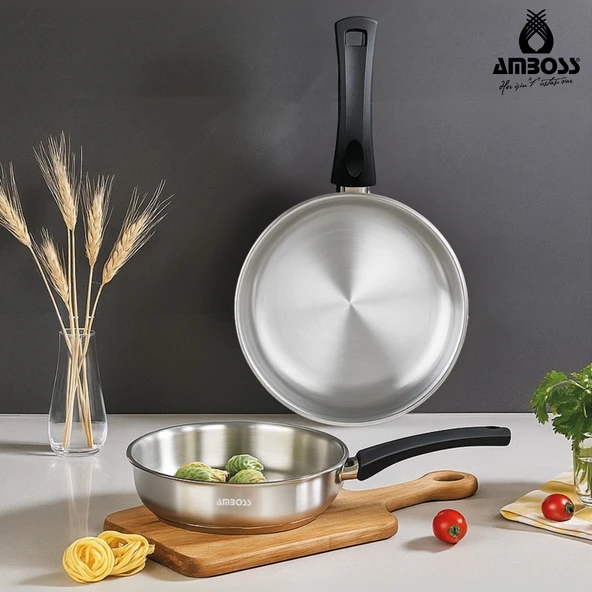 Siena Pro 2 Parça Paslanmaz Çelik Tava Seti ürün görseli 1