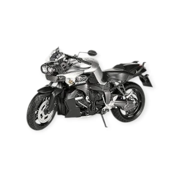 1:12 Ölçekli Model Motosiklet -  HX792-1- Gri - 2