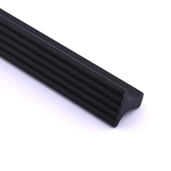 Foça Kulp Siyah Çizgili 224 mm 24 cm Metal Mobilya Çekmece Dolap Kapak Kulpu Modern Mutfak Kulpları - Resim 6