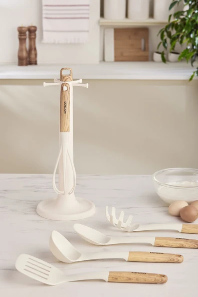 Melly 6 Parça Standlı Servis Seti - 4