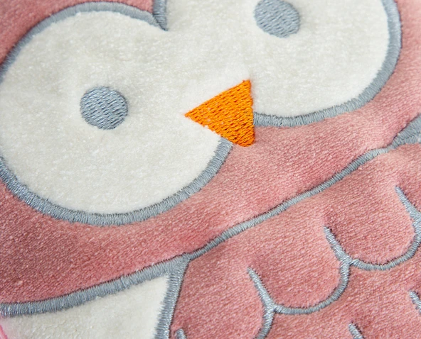 Babyjem Kiraz Çekirdekli Baykuş Kadife Rahatlatıcı Gaz Kemeri & Gaz Yastığı - Gül Kurusu - 6