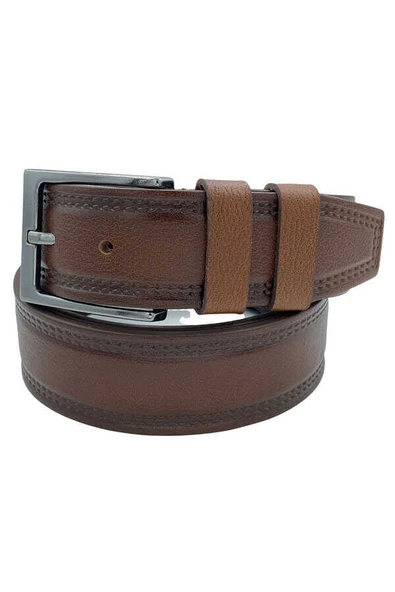 Kahverengi Hakiki Manda Derisi 4 cm.lik Spor Kemer (Tek Katmanlı Manda Derisi) - XD-411-28-ST ürün görseli
