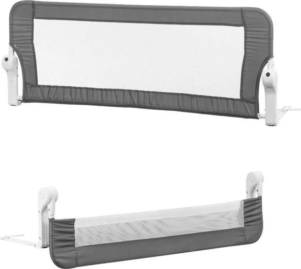 Babyjem Yatak Bariyeri Gri-beyaz Biyeli 120x50 cm - 2