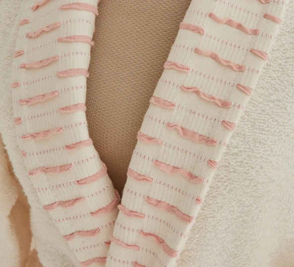 Karaca Home Dena Aile Banyo Seti Off White - Resim 7