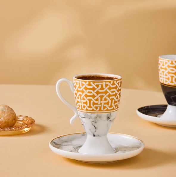 Karaca Goblet 6 Kişilik Kahve Fincanı 80 ml - Resim 2