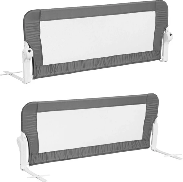 Babyjem Yatak Bariyeri Gri-beyaz Biyeli 120x50 cm - 6