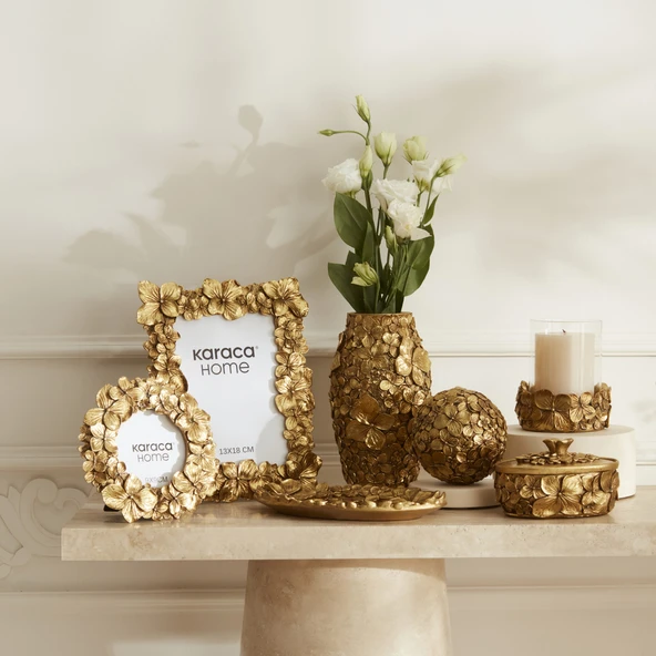 Karaca Coretta Dekoratif Kutu Gold - Resim 4