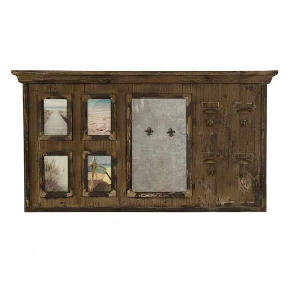 Tmall Home Design Antik Ahşap Çerçeveli Anahtarlık - 1