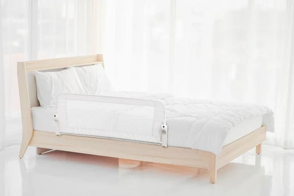 Babyjem Yatak Bariyeri Gri-beyaz Biyeli 120x50 cm - 4