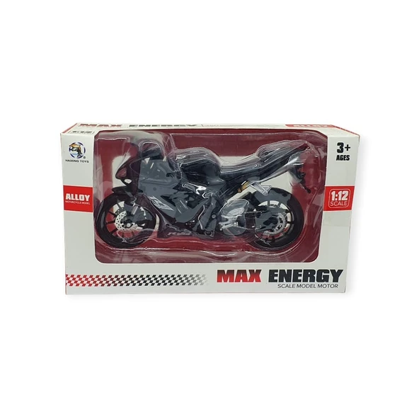 1:12 Ölçekli Model Motosiklet - Ducati - HX794-1- Siyah - 3