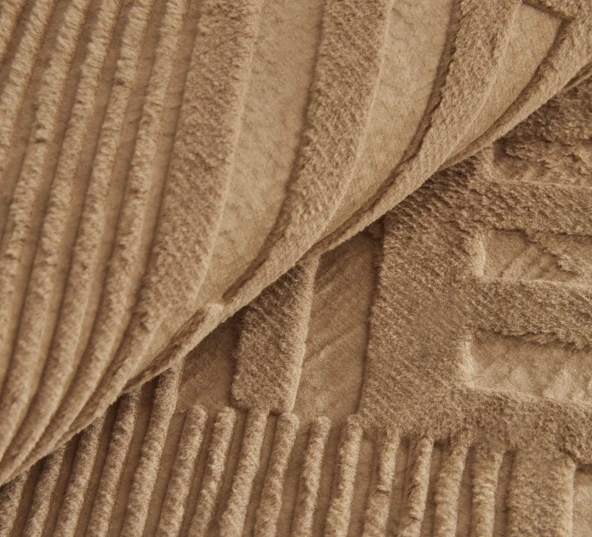 Karaca Home Rita Tek Kişilik Açık Kahverengi - Resim 4