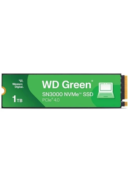 WD GREEN 1TB SN3000 WDS100T4G0E 5000MB/s PCIe Gen4 x4 NVME 2280 M.2 SSD - 1