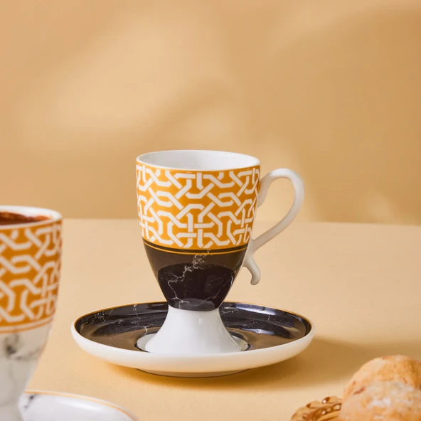 Karaca Goblet 6 Kişilik Kahve Fincanı 80 ml - Resim 3