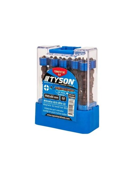 TYSON BİTS UÇ PH 2x65 mm ÇİFT YÖN 10 ADET