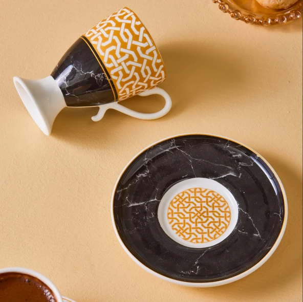 Karaca Goblet 6 Kişilik Kahve Fincanı 80 ml - Resim 9