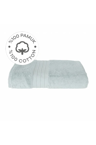 Aquasoft %100 Pamuk Banyo Havlu 85x150 Cm Mint - Resim 3