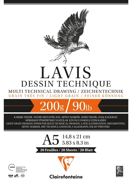 Supertrend Lavis Multi Teknik Eskiz Çizim Defteri 200 gr. A5 20 yp. ürün görseli