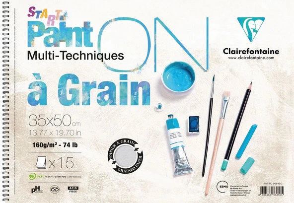 Supertrend Paint'On a Grain Start Eskiz Çizim Defteri 160 gr. 35x50 cm. 15 yp. ürün görseli