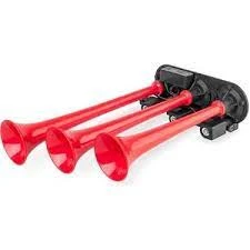 Unıversal Korna Havalı Uc Borulu Melodılı 12v Dalı Dalı Plastık Borulu - Seger 86eh12.000.03k