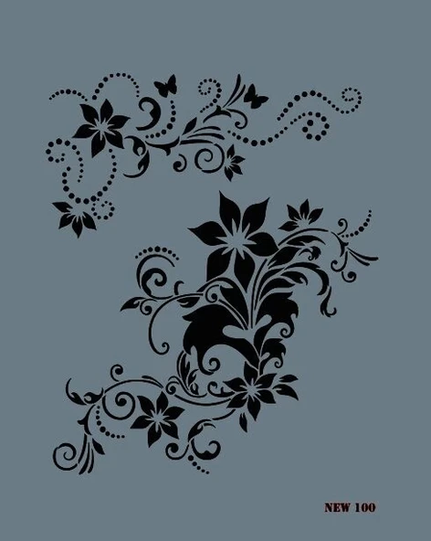 Supertrend Stencil Boyama Şablonu 25x35 cm. NEW-100 ürün görseli