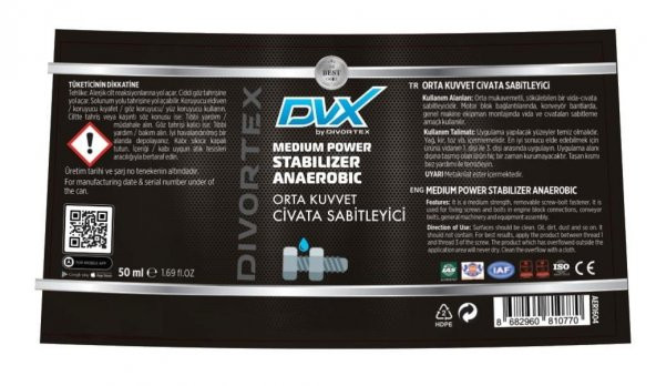 Dvx Orta Kuvvet Civata Sabitleyici 50 ml - 2