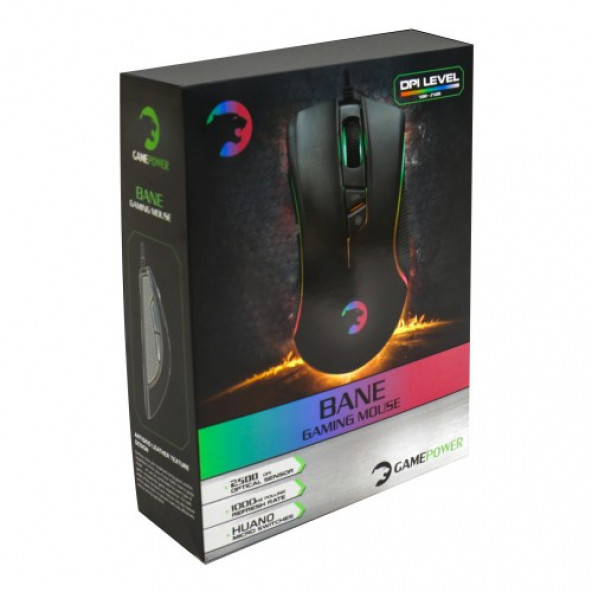Gamepower Bane Oyuncu Optik Mouse Usb - Siyah - 4