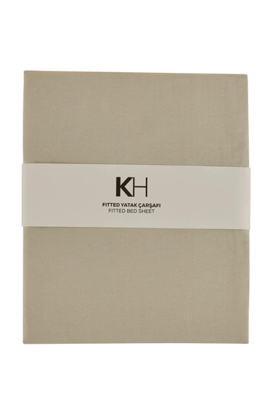 Basic %100 Pamuk Çift Kişilik Lastikli Çarşaf Adaçayı - Resim 6