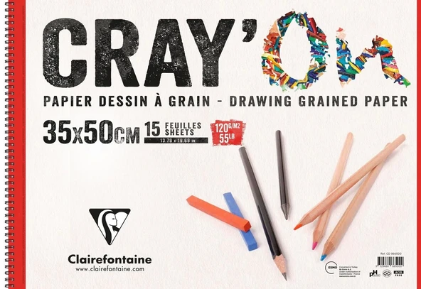 Supertrend Cray'On Resim ve Eskiz Çizim Defteri 120 gr. 35x50 cm. 15 yp. ürün görseli