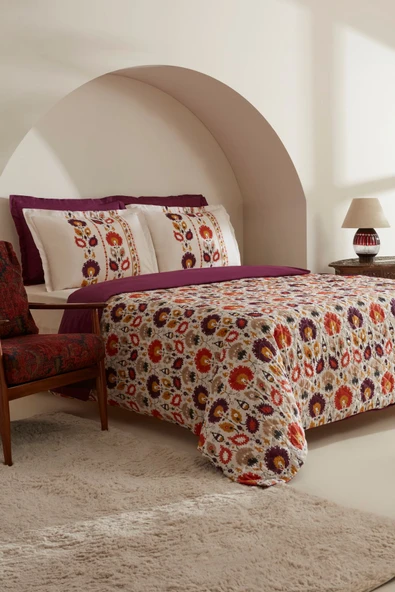 Velva %100 Pamuk Çift Kişilik Complete Takımı Multicolor ürün görseli
