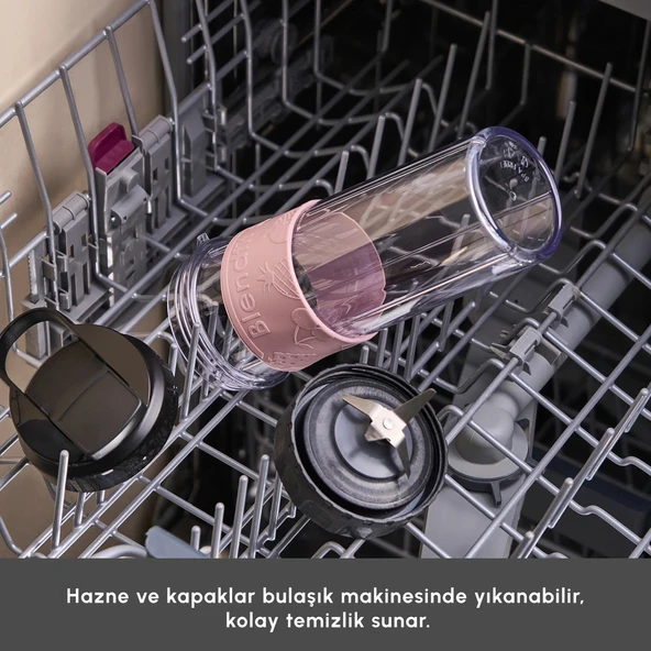 Karaca Blendfit Go Personal Kişisel Smoothie Blender Rosegold - Resim 9