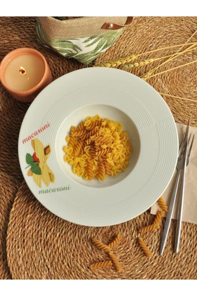 Sipahi Porselen  Macaroni Tabağı 27 cm ürün görseli 1