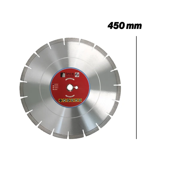 Asfalt Kesme Testeresi Elmas Testere Bıçağı Kesim Asfalt Beton 450 mm Zemin Kesme Testeresi Diski - Resim 2