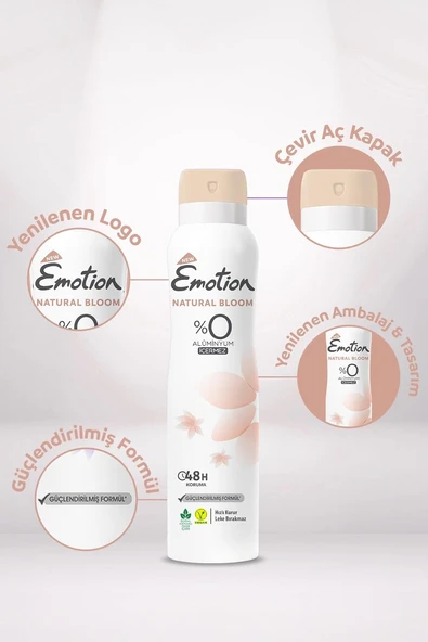 Emotion Natural Bloom Deodorant 150 ml - 2