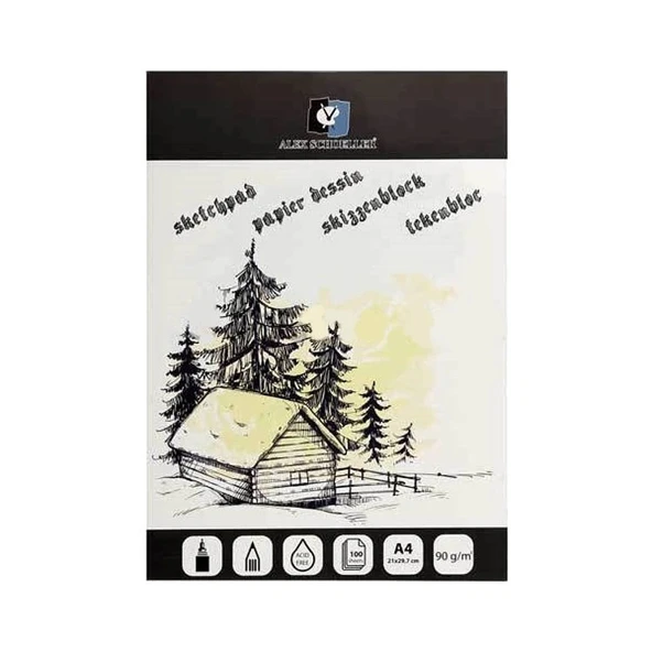 Supertrend Jumbo Eskiz Çizim Defteri 90 gr. A4 100 yp. ürün görseli