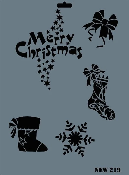 Supertrend Stencil Boyama Şablonu 25x35 cm. NEW-219 ürün görseli