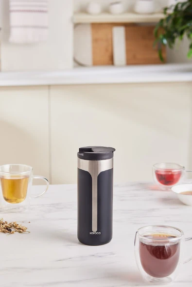 Mastermaid Çelik Termos 500 Ml Siyah - Resim 2