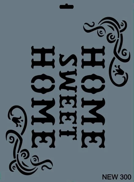 Supertrend Stencil Boyama Şablonu 25x35 cm. NEW-300 ürün görseli 1