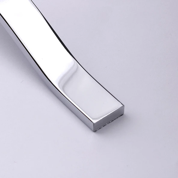 Sümbül Kulp 256 mm Krom Gümüş Renk Metal Mobilya Çekmece Dolap Kapak Kulpu Modern Mutfak Kulpları - Resim 4