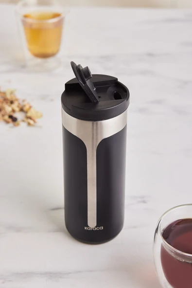 Mastermaid Çelik Termos 500 Ml Siyah - Resim 4