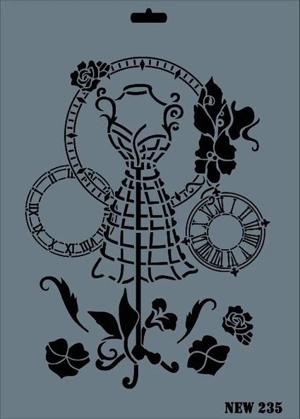 Supertrend Stencil Boyama Şablonu 25x35 cm. NEW-235 ürün görseli