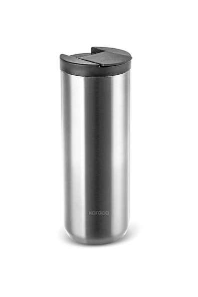 Anton Çelik Sızdırmaz Termos 480 ml Siyah - Resim 6