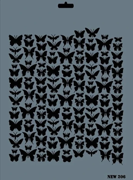 Supertrend Stencil Boyama Şablonu 25x35 cm. NEW-206 ürün görseli 1