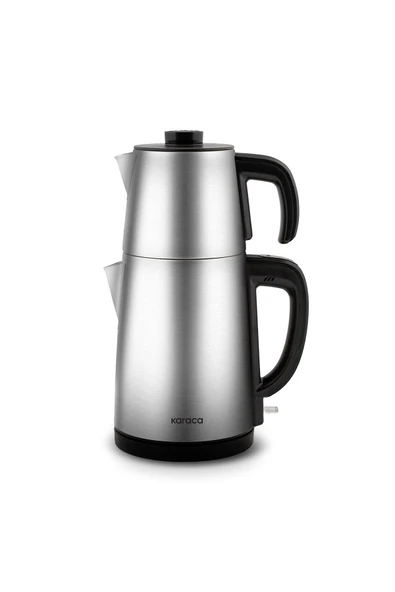 Gastro Dem 2 in 1 Inox Çay Makinesi ve Su Isıtıcı Chrome - 6