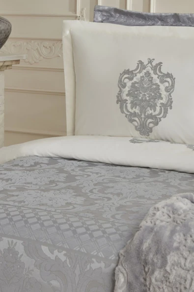 Tuğba 8 Parça Private Çeyiz Seti Silver - Resim 3